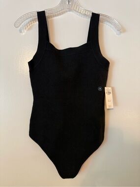AF Square Neck Sweater Knit Bodysuit